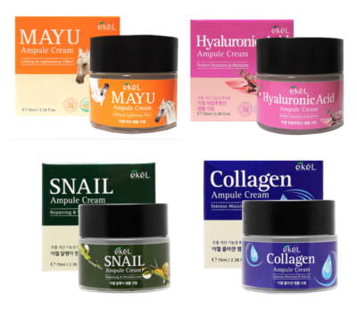 [EKEL] Horse Oil MAYU & Hyaluronic Acid & Snail & Collagen Ampule Cream 70ml 