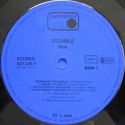 Double Blue Metronome Vinyl LP