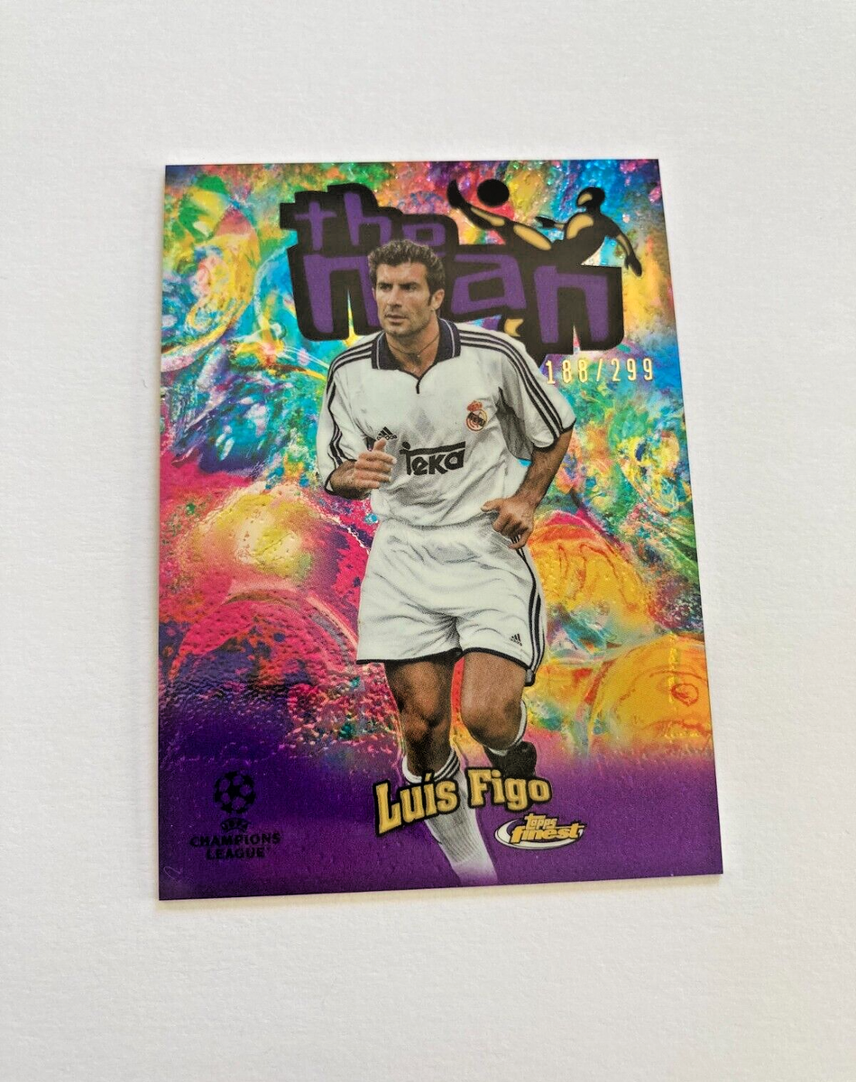 2022-23 Topps Finest UEFA Luis Figo The Man /299 Purple #FTM-5 SP