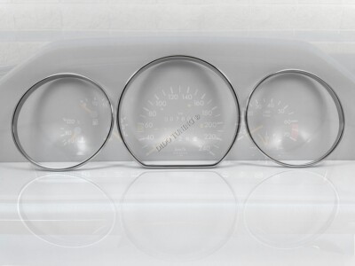 For Mercedes W124 1984-1997 Polished Aluminium Trim Rings