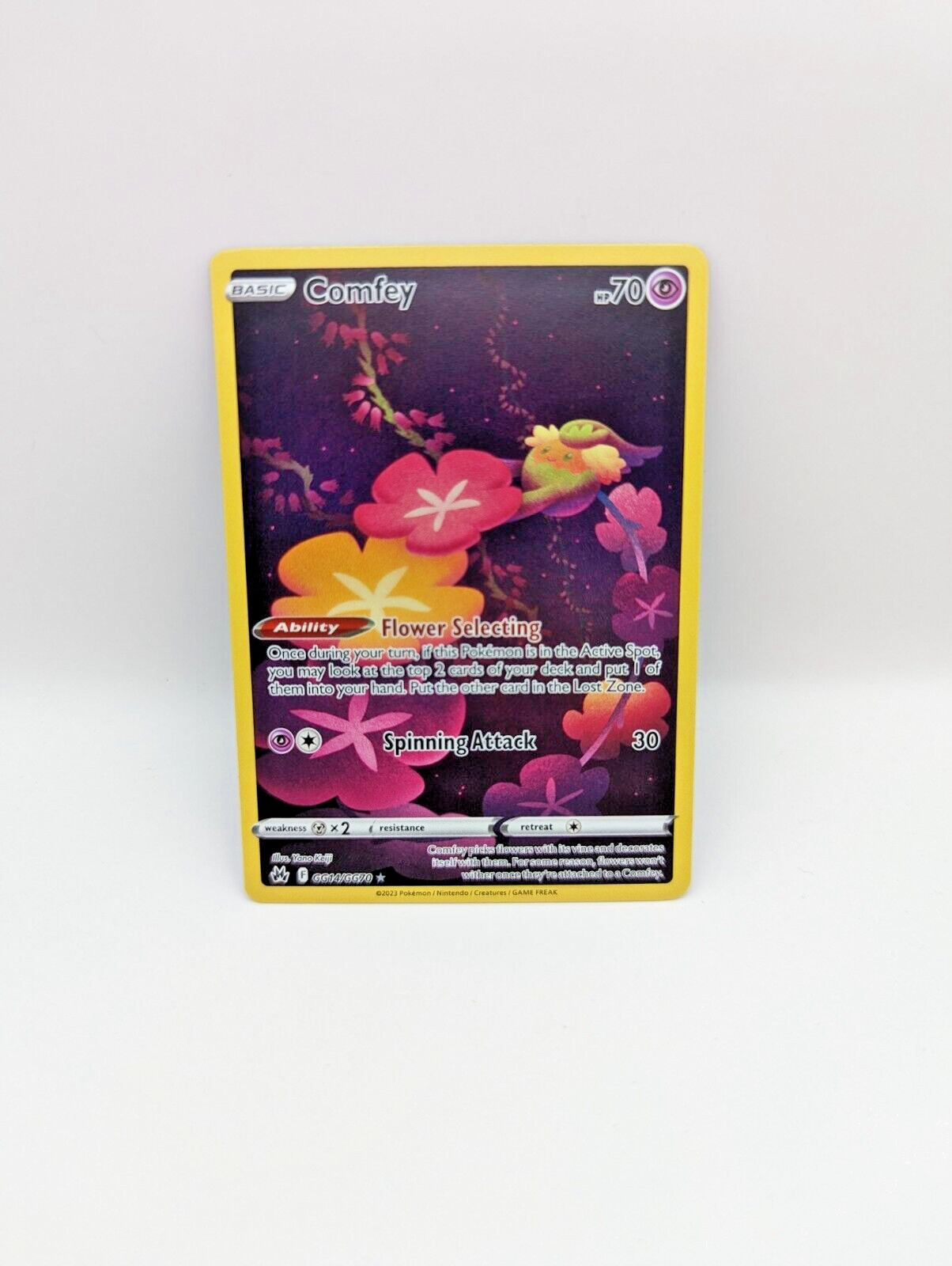 Pokemon TCG - Comfey #GG14/GG70 Ultra Rare Crown Zenith: Galarian Gallery NM