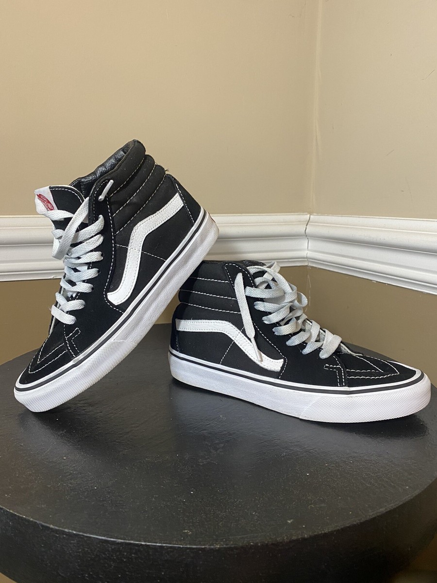 Size Men Size Women VANS Sk8-Hi Black White 2019