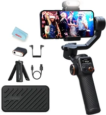 iSteady M6 Kit Smartphone Gimbal Stabilizer 3-Axis with Magnetic Fill Light/AI T