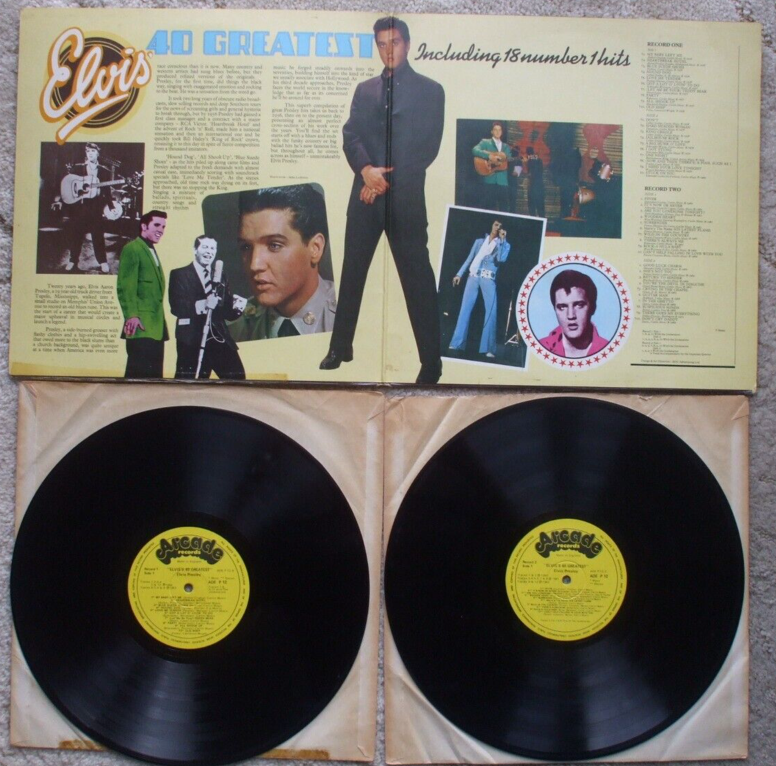 Elvis Presley Elvis' 40 Greatest UK英盤 LP Elvis' 40 Greatest - Wikipedia