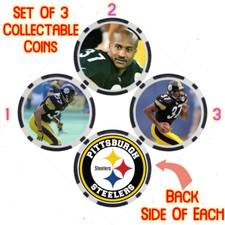 CARNELL LAKE - LEGENDARY STEELERS FOOTBALL PLAYER - COLLECTABLE COIN SET