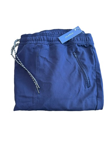 Jaanuu NWT Women's 3X Scrub Uniform Pants In Navy Blue Elastic Waist Joggers H13