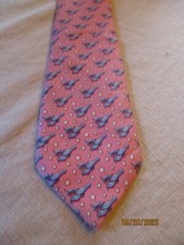 Vineyard Vines Pink Lobster Silk Neck Tie