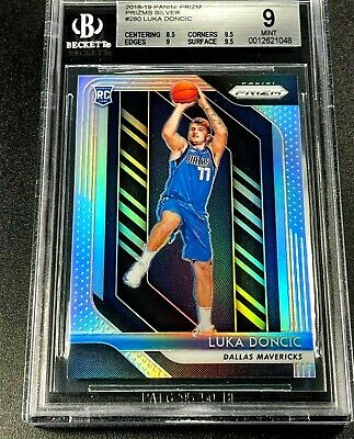 LUKA DONCIC 2018 PANINI PRIZM #280 SILVER PARALLEL ROOKIE RC BGS 9 W/2 9.5  SUBS | eBay