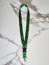 "Grow Big Or Go Home" Green And Black Lanyard, Cannamsterdam 