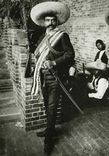 Zapata Emiliano Zapata (bullets) POSTER 24 X 36 INCH Mexico History Revolution