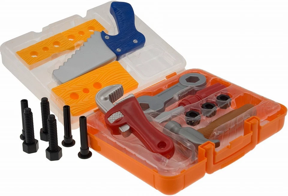 BIECO SPIELWAREN BIECO Werkzeugkoffer 18 teilig Kinder Werkzeuge Kinderwerkzeugkoffer *NEU*