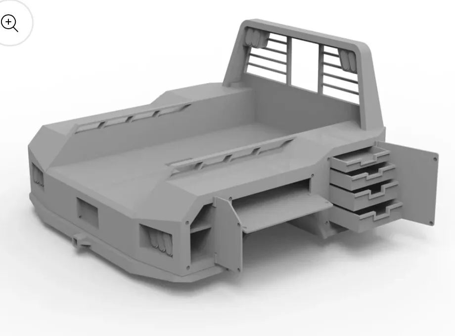 Cama plana CEN F450 - Diseño 3d Knight Customs - Kit completo - Luces - Imanes - Tornillos Foto 4 de 4