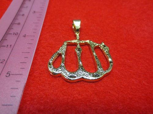 Pendentif Allah Plaqué Or Avec Zircon - Chaîne En Option - Neuf Avec étiquettes