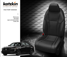 Katzkin Black Leather Seat Covers For Honda Accord Ex Sport Hybrid 2023 New Body
