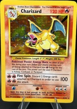 Pokémon Charizard Base Set 4/102 Holo Rare W...