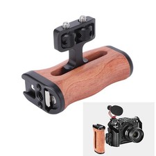Camera Cage Side Handle Ergonomic Adjustable Grip For Filmmakers Rosewood For