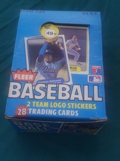1982 Fleer MLB Baseball EMPTY Wax Box Great Display Item Pete Rose