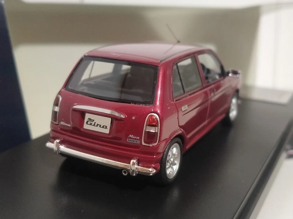 DAIHATSU MIRA GINO 5 DOORS 2000 1/43 HI-STORY JAPAN DARK RED NEW IN BOX - Immagine 3 di 4