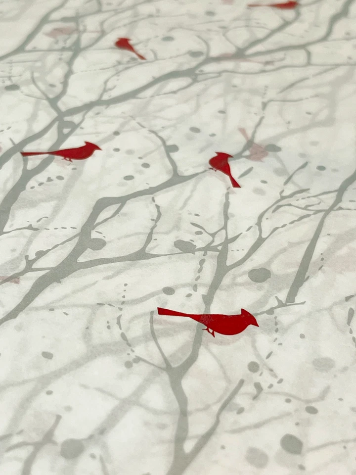 SILVER WOODLAND FROST Design Tissue Paper Sheet Choose Size & Package Amount - Image 3 of 4