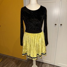 fasching karneval Kostüm Schneewittchen Rock Samtbody  Größe L