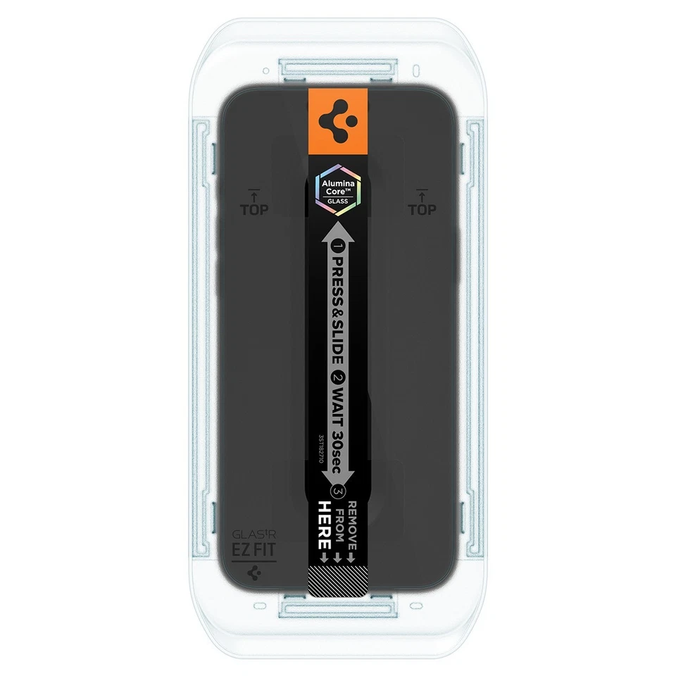 Pantalla de privacidad para iPhone 17 Pro Max / Pro / 17 | Spigen [GLAS.tR EZFIT] Foto 4 de 4