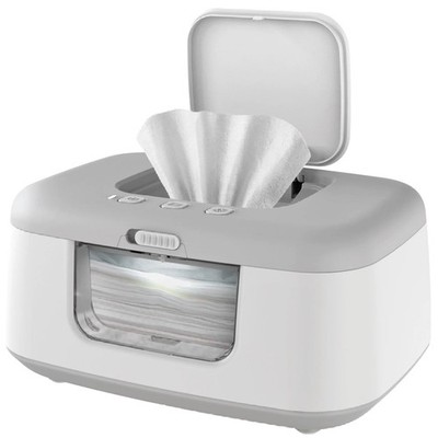Jool Baby Tiny Bums Baby Wipe Warmer and Dispenser with Nightlight, Gray