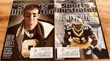 Drew Brees & Jonathan Vilma 2010 New Orleans Saints Sports Illustrated magazines