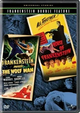 Frankenstein Meets the Wolf Man / House of Frankenstein DVD Patric Knowles NEW