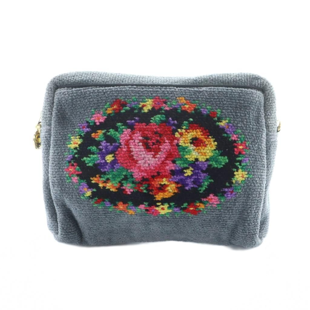 FEILER Pouch Accessory Case Floral Pattern Chenil… - image 1