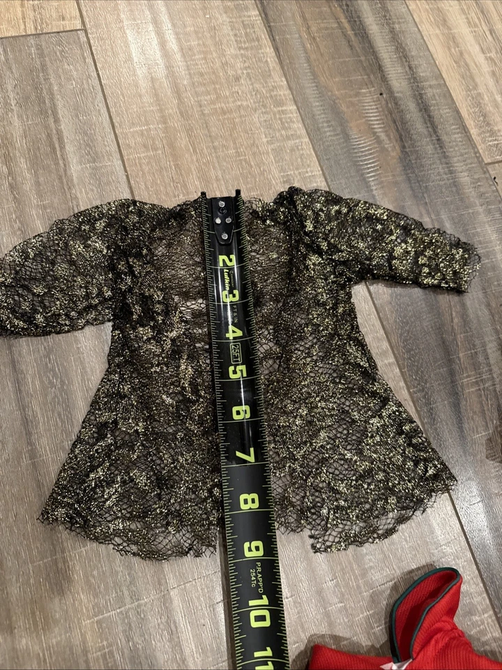 Gran Lote de 10 Vestidos Muñeca Trajes Aparece Hecho a Mano De Colección 13"-18" Vacaciones/Otoño Foto 4 de 4