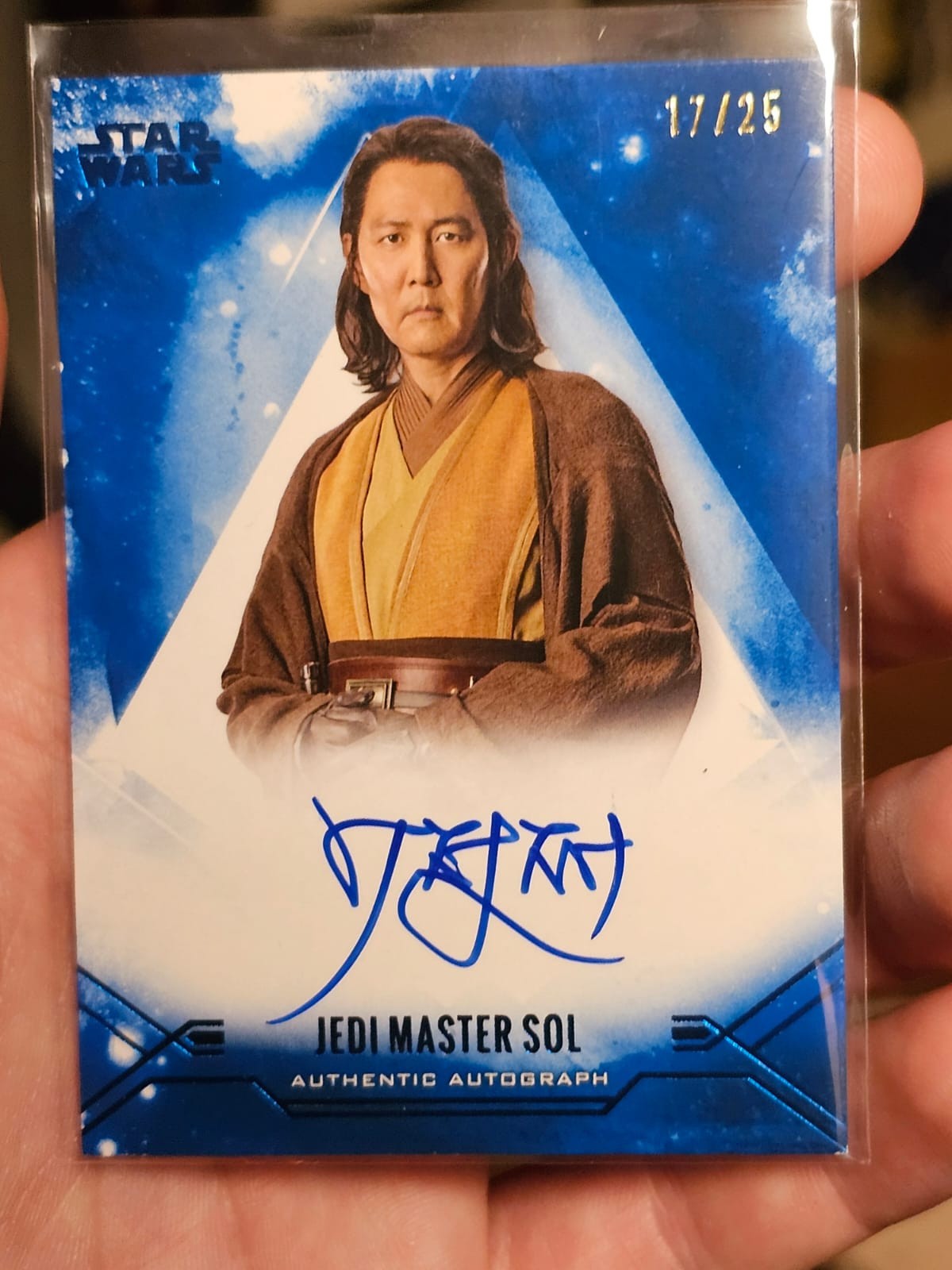 Topps Star Wars Contrabandistas Puesto Avanzado Jedi Maestro Sol Automático/25