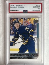 2018-19 Upper Deck - Young Guns Rasmus Dahlin #201 (RC) PSA 10