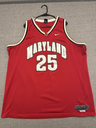 Men’s Nike Elite 3XL Stitched Maryland Terrapins Basketball Jersey #25 Terps UMD - Picture 1 of 13