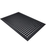 Rubber Mats Outdoor Entrance Non Slip Anti Fatigue Drainage Holes 90cm X 150cm