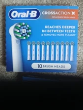 Oral-B Cross Action Replacement Electric Toothbrush Heads, 10-count
