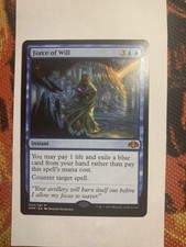 MTG Force of Will Dominaria Remastered Near Mint Free Shipping