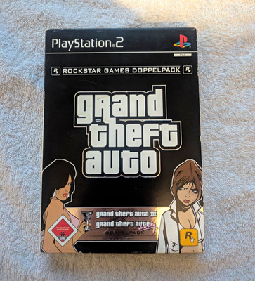 Rockstar Games Grand Theft Auto Doppelpack GTA III & Vice City PS2 PAL USK 18