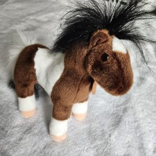 Breyer Brown And White Plush Horse 10'' Aurora World Pre Owned