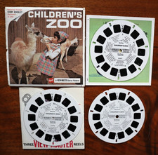 VIEW-MASTER CHILDREN  S ZOO, SAN DIEGO CALIFORNIA B617 GAF 3 REEL SET