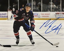 Ryker EVANS Signed 8x10 Photo! SEATTLE KRAKEN! Regina Pats! W/COA