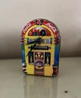 VINTAGE 1996 COCA-COLA ALWAYS ROCKIN' JUKEBOX NOVELTY TIN CLOCK