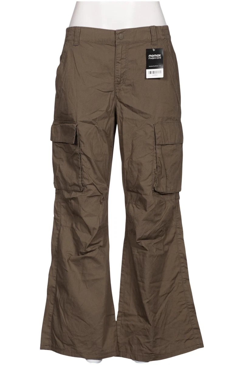 Pantalones de tela para mujer H&M T. 40 algodón marrón #mn49ien