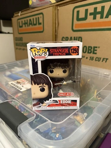 NIB Funko Pop Vinyl Stranger Things Eddie #1250 Figure !
