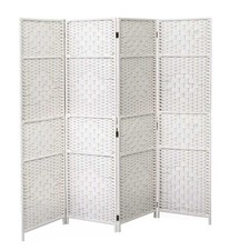 SEPARE IN DA INTERNO CON 4 PANNELLI E STRUTTURA DA 180X180 CM BIANCO