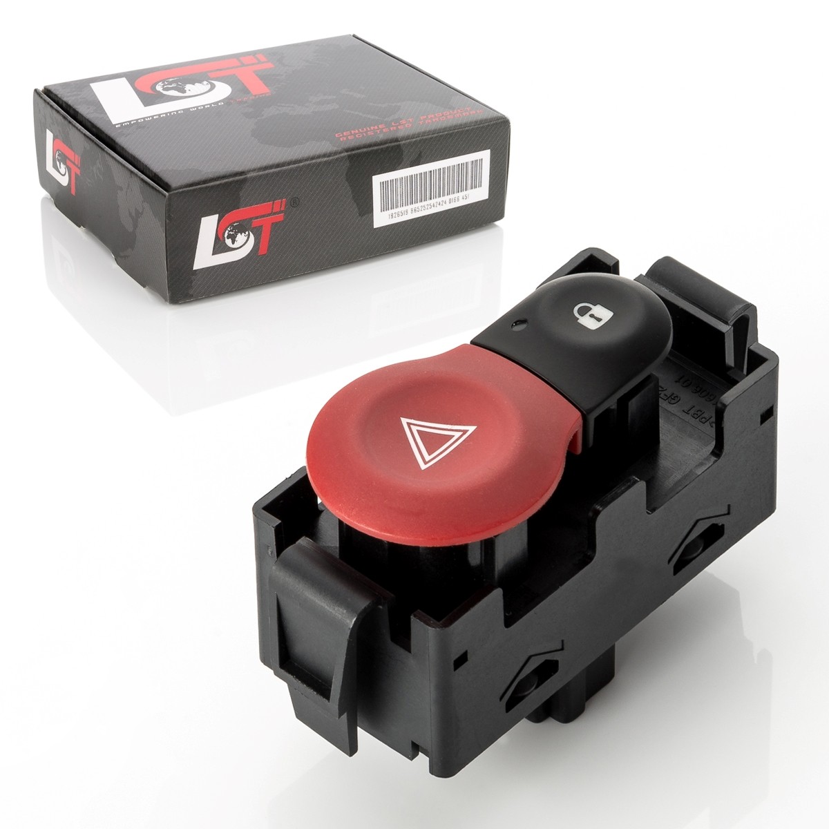 Hazard warning light switch central locking for RENAULT MODUS