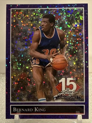 2025 Leaf 15th National NCSS - Purple Speckle #92B-11 Bernard King 6/7