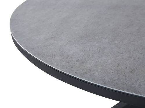 Gartenmöbel-Set für 4 Personen mit Tischplatte aus Aluminium, Edelstahl, Keramik - Bild 6 von 12