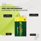Go Green Power 24005 - Eco-Friendly 9V Alkaline Battery for High-Drain Devices