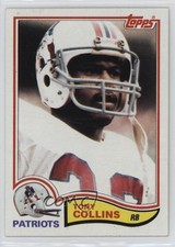 1982 Topps Tony Collins #146 1g62