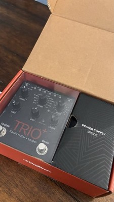 Digitech Trio+ Plus Band Creator Guitar Looper w/Power Adapter + FS3X Pedal